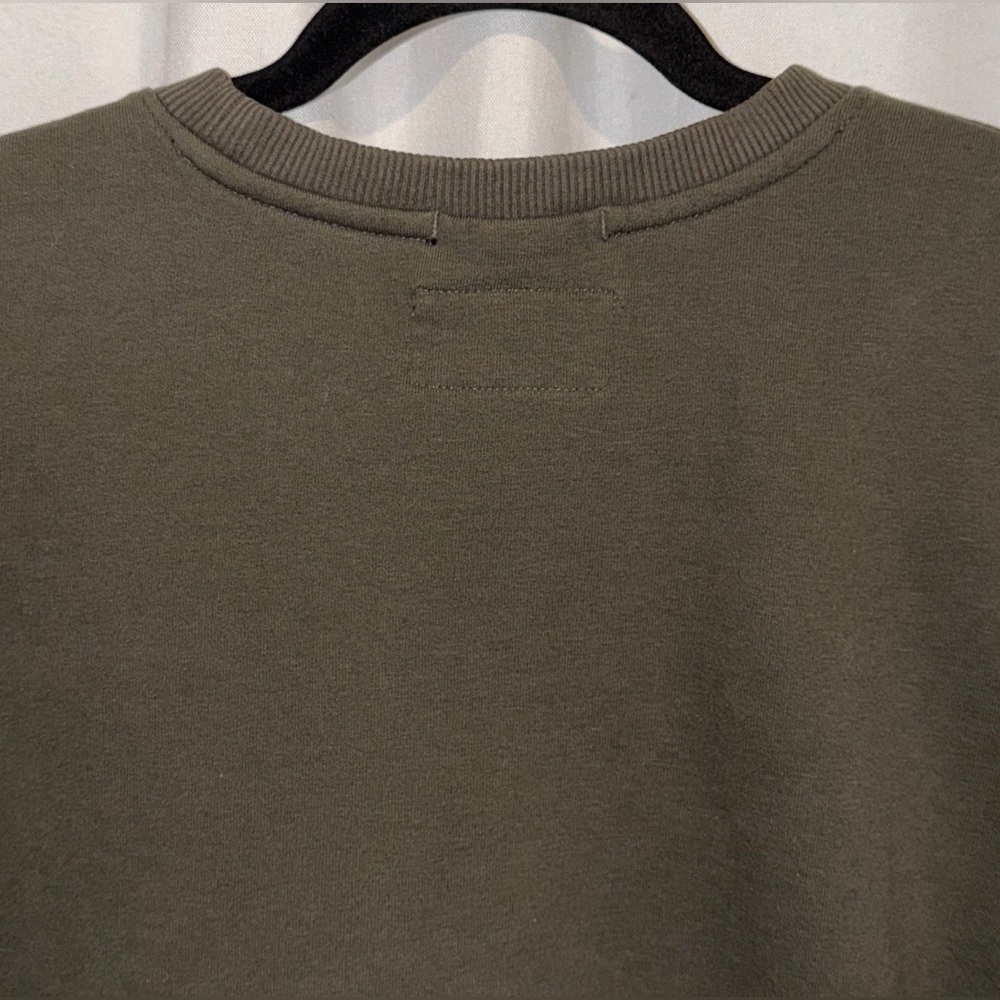 REI CO-OP 80th Anniversary Staff Edition Crewneck Sweatshirt Army Green Small S - Picture 6 of 8
